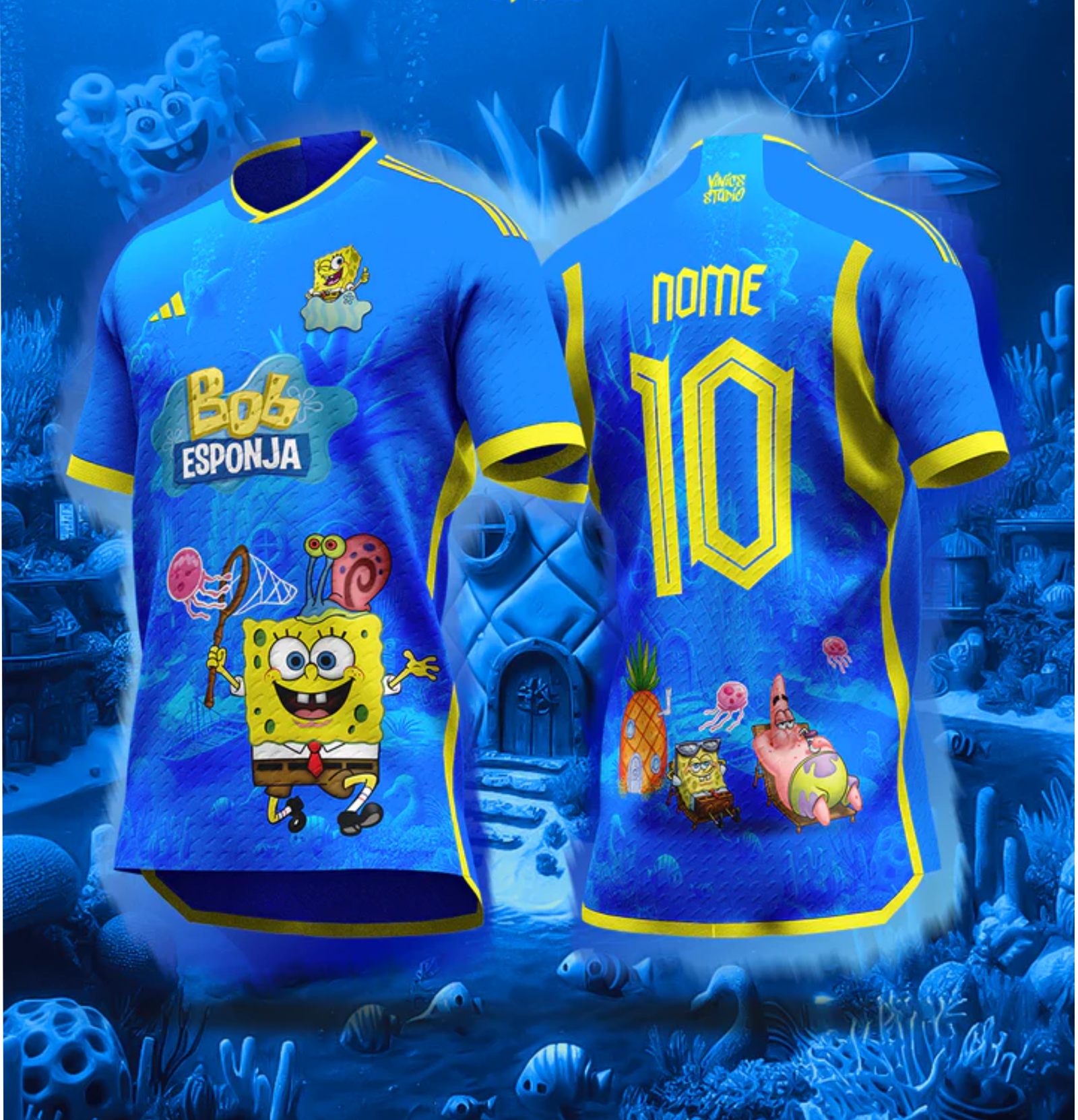ARTE CAMISA BOB ESPONJA