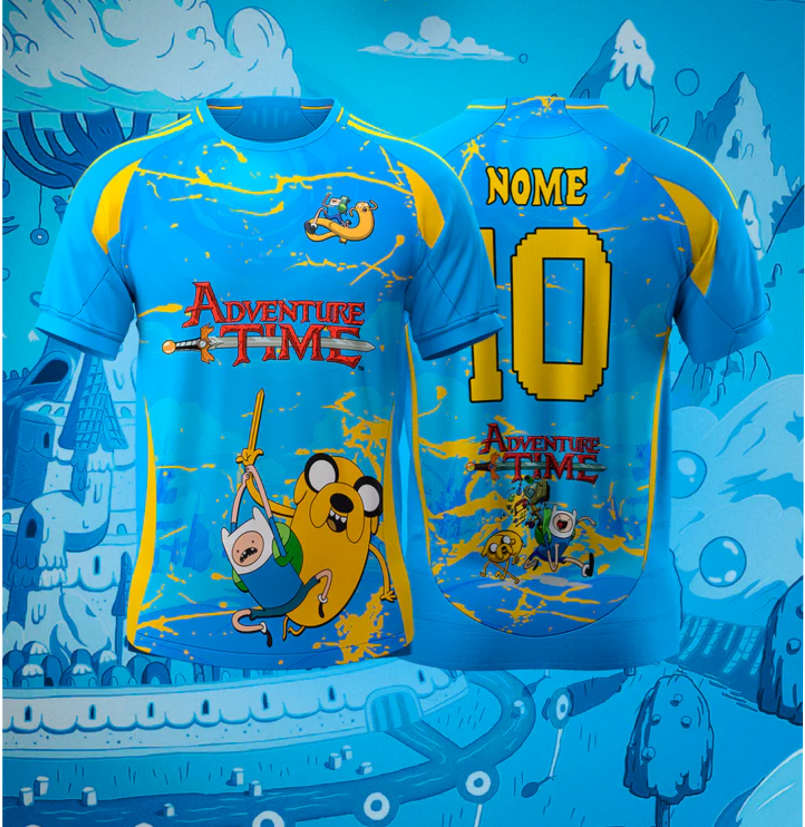 Arte Camisa Hora de Aventura