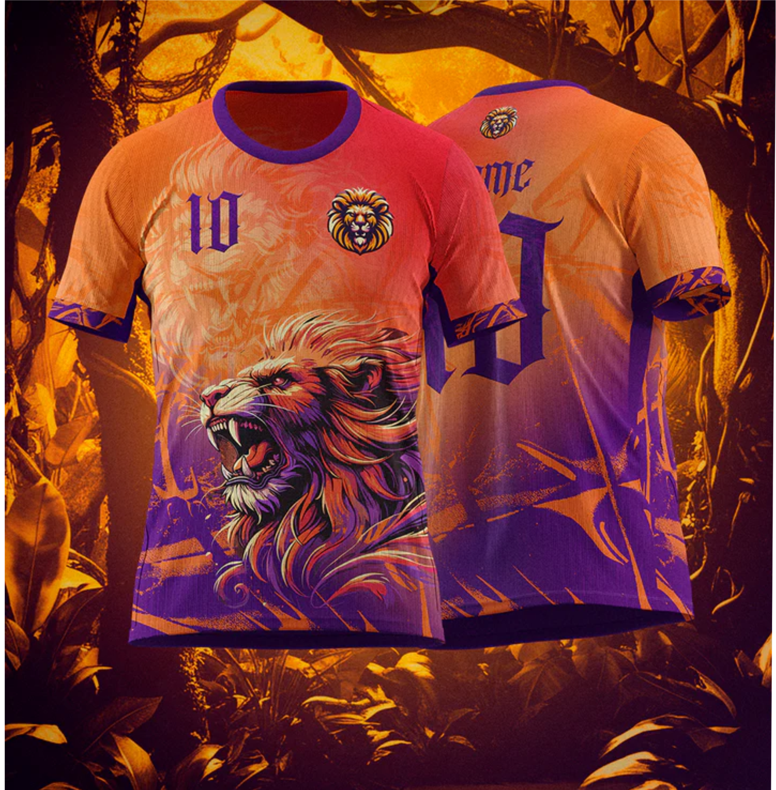 Arte Camisa Leão