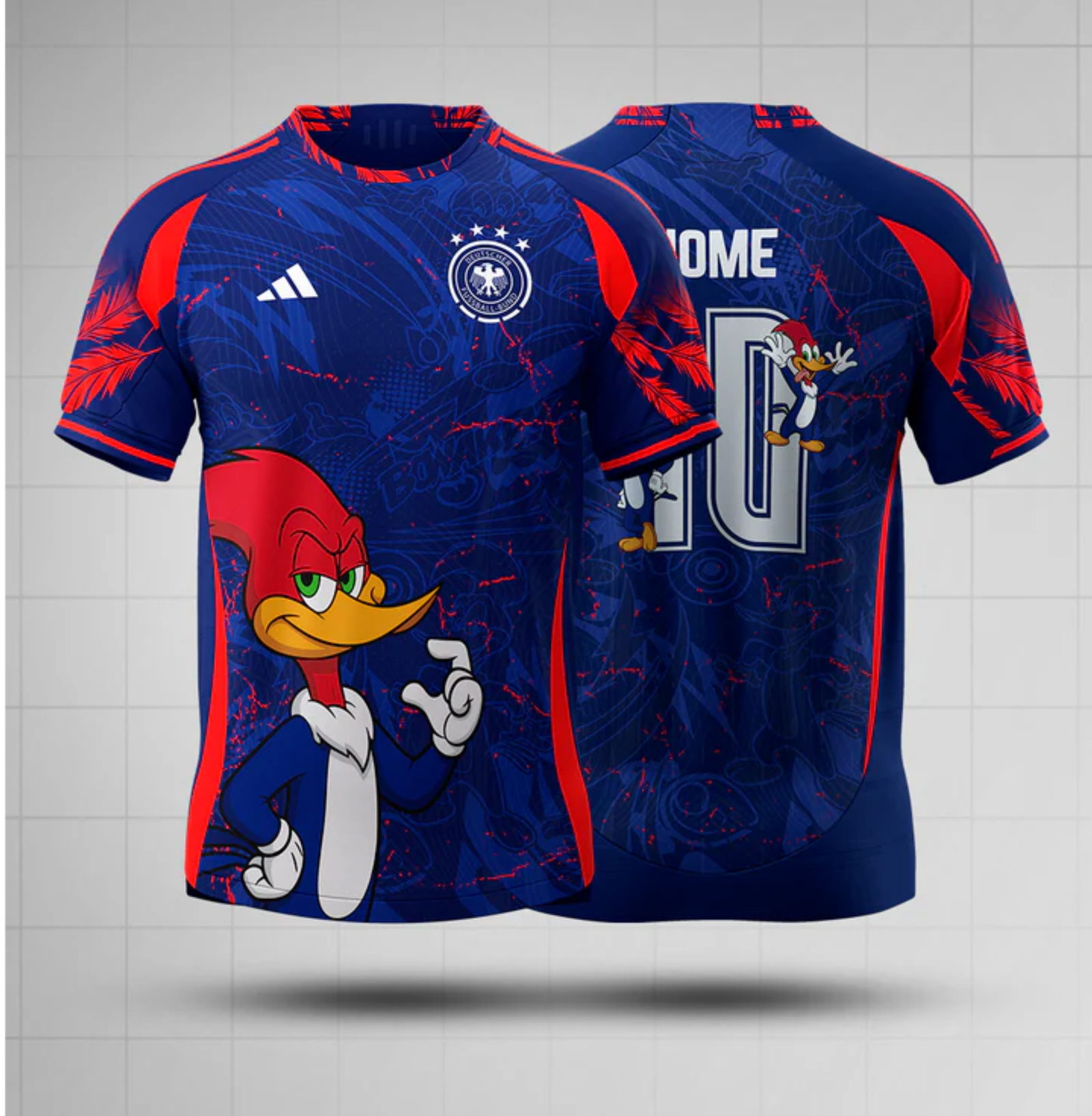 Arte Pica pau Azul