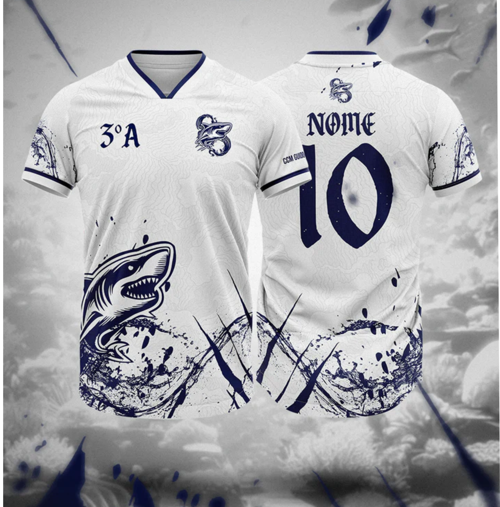 ARTE CAMISA TUBARÃO