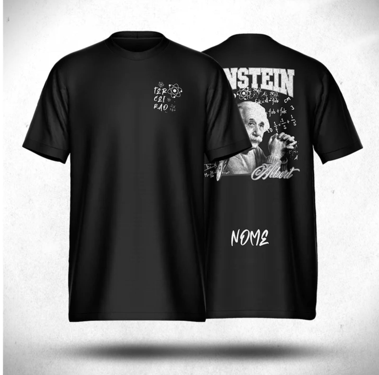 Arte Camisa Terceirão Einstein