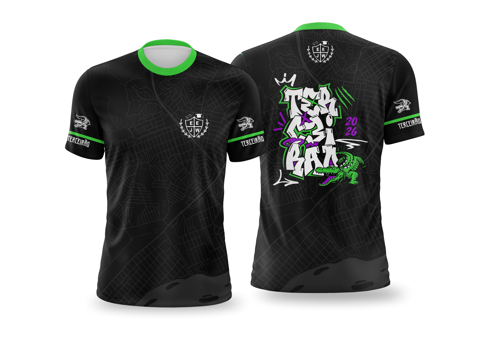 ARTE CAMISA CROCODILO TERCEIRÃO