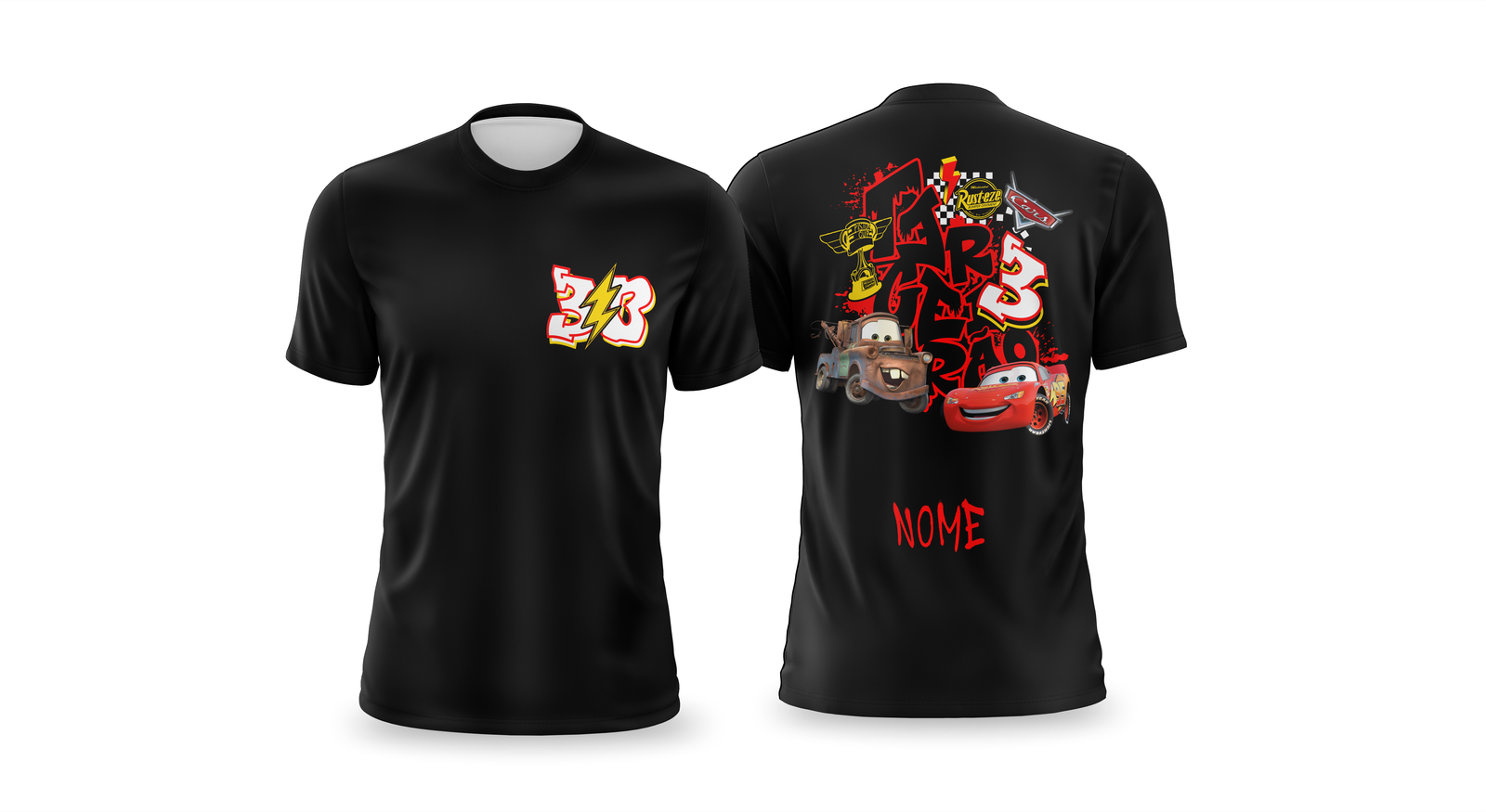 ARTE CAMISA MCQUEEN TERCEIRÃO