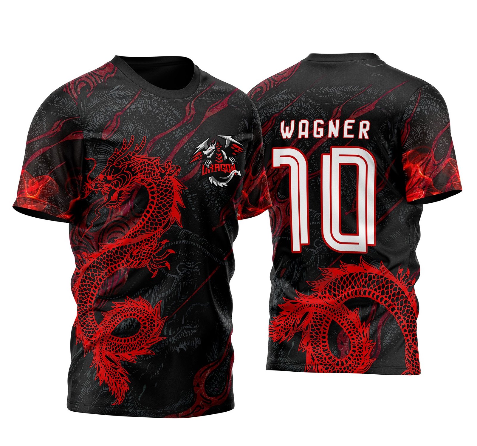 Camisa Dracom vermelho 2b