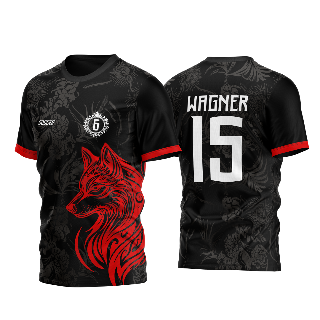 Camisa Lobo Vermelho Tribal 2023