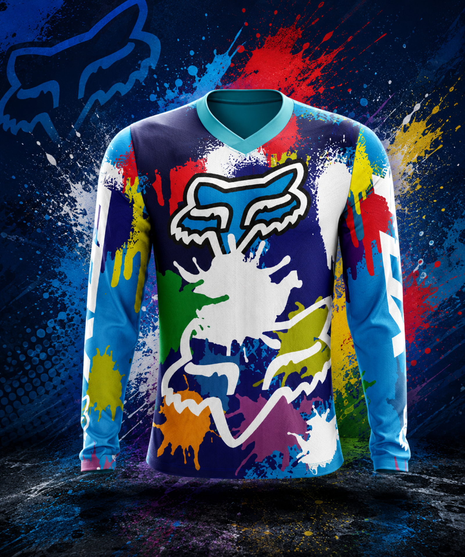 Arte Vetor Camisa de MOTOCROSS 2024 - 2025 Modelo 01