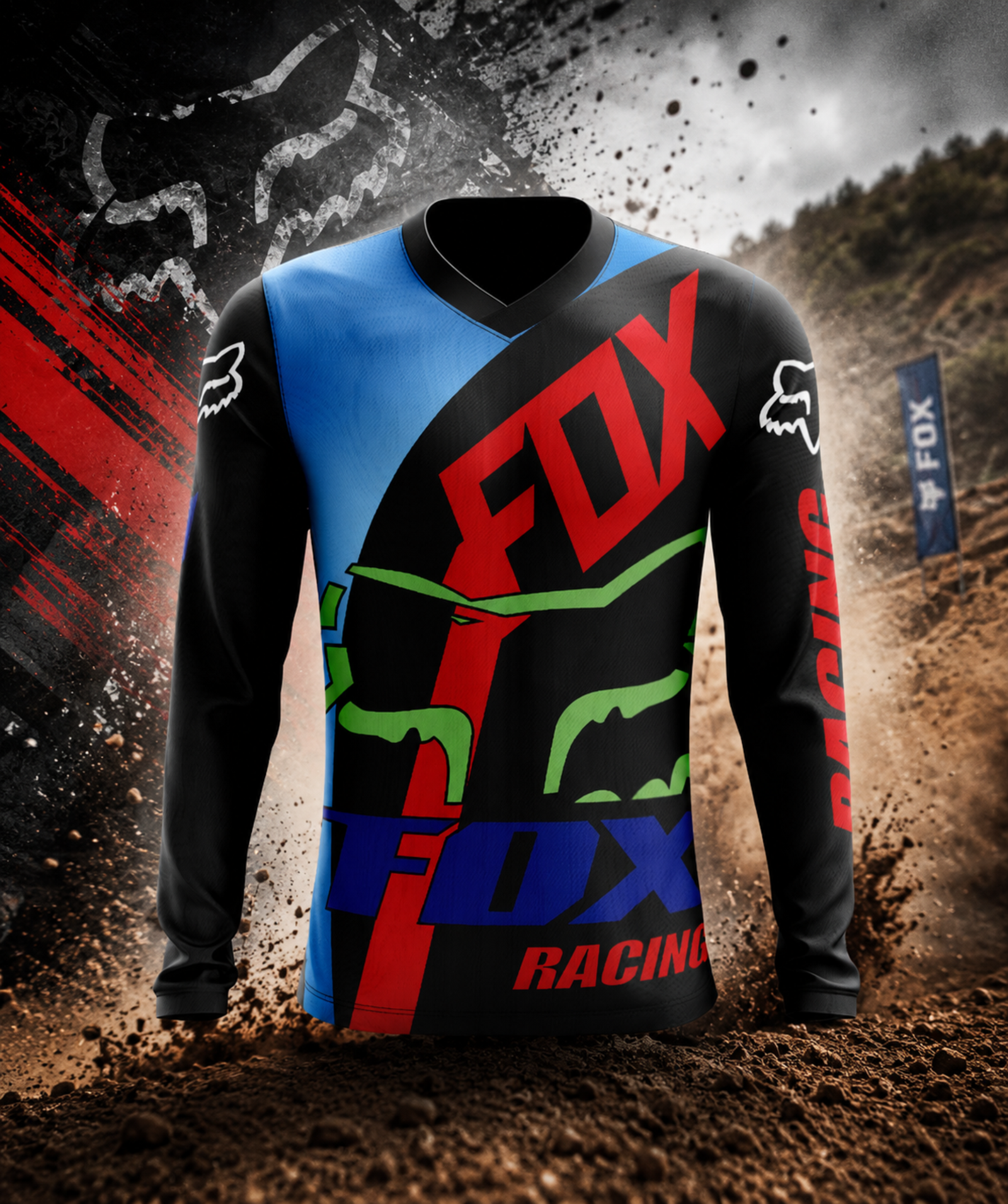 Arte Vetor Camisa de MOTOCROSS 2024 - 2025 Modelo 03