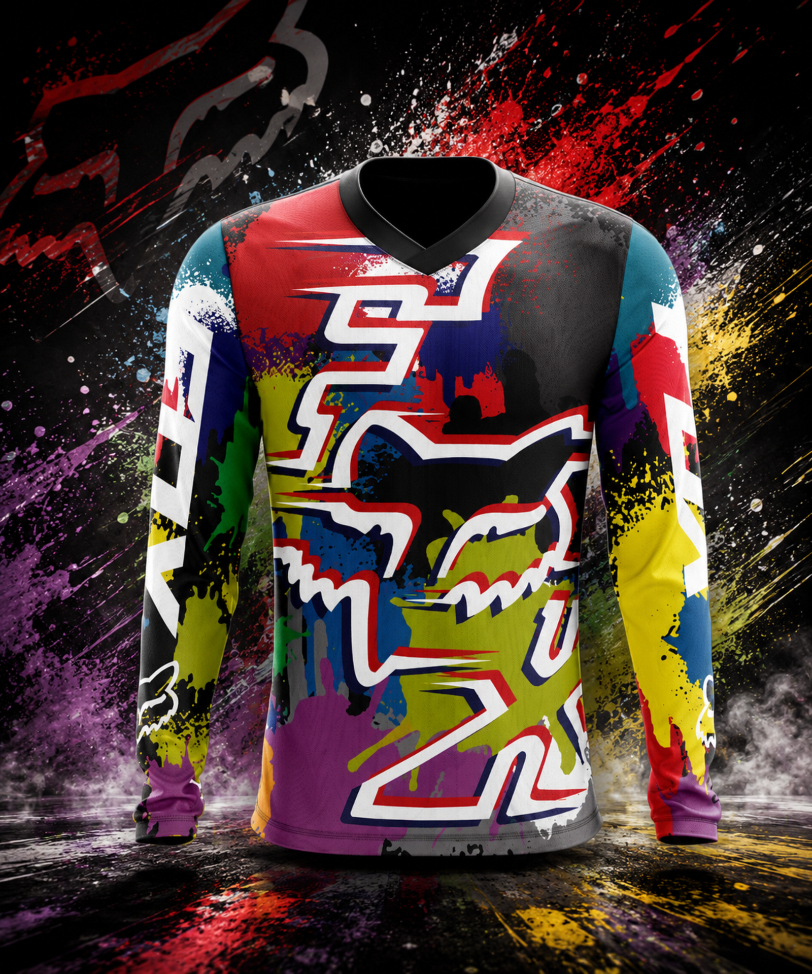 Arte Vetor Camisa de MOTOCROSS 2024 - 2025 Modelo 05