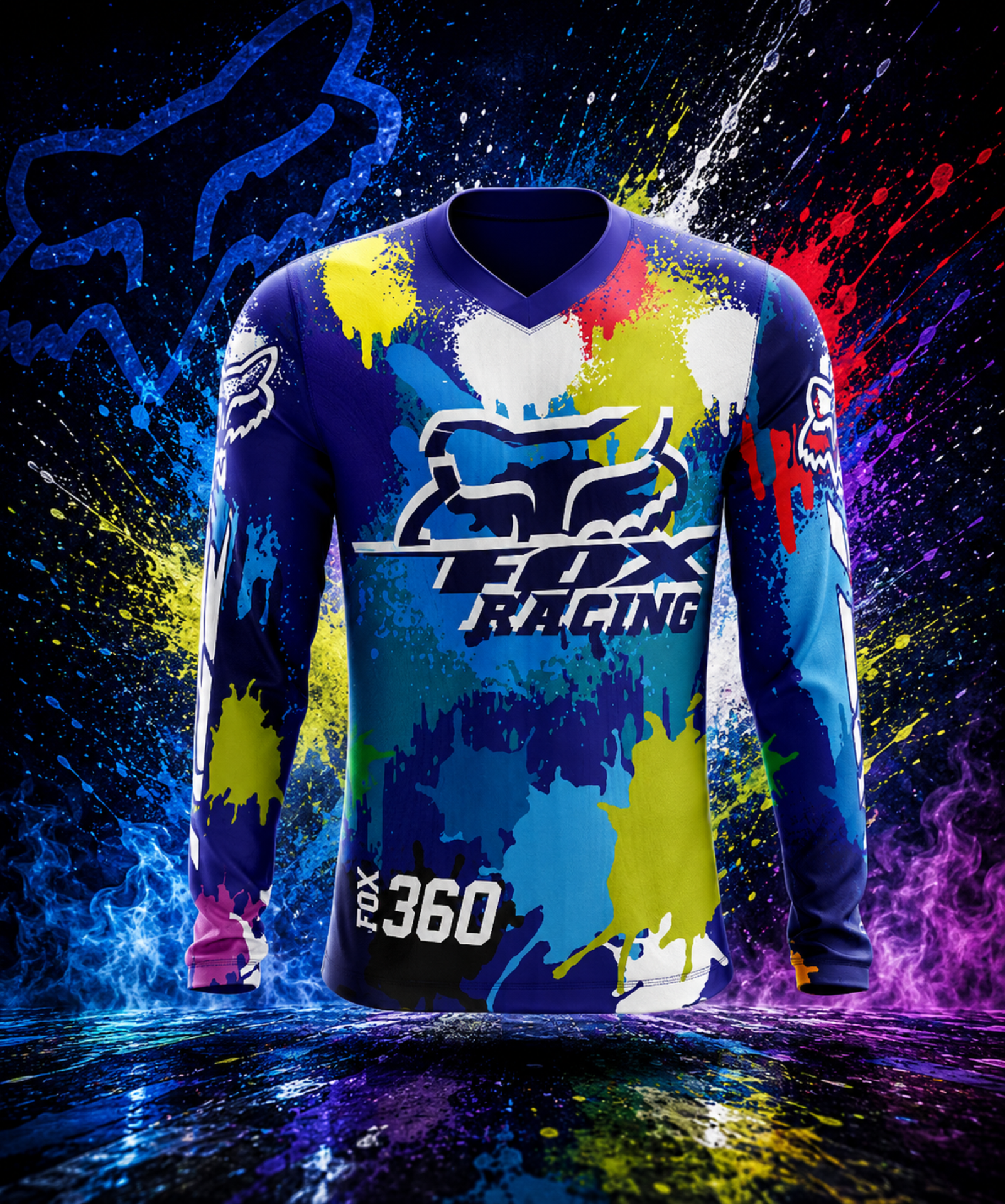 Arte Vetor Camisa de MOTOCROSS 2024 - 2025 Modelo 07