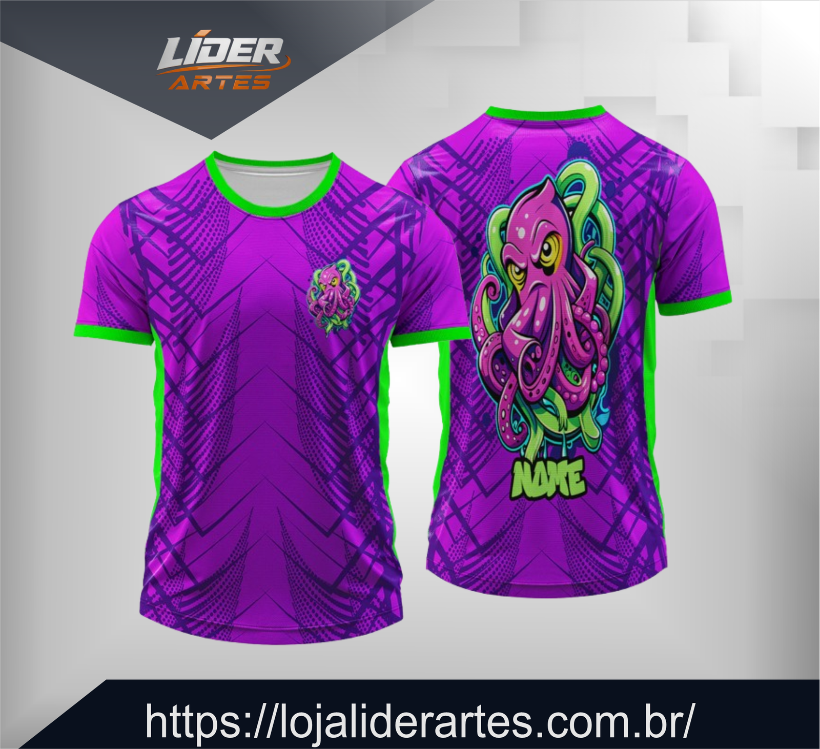 Arte Digital Camisa Interclasse Polvo Street Art
