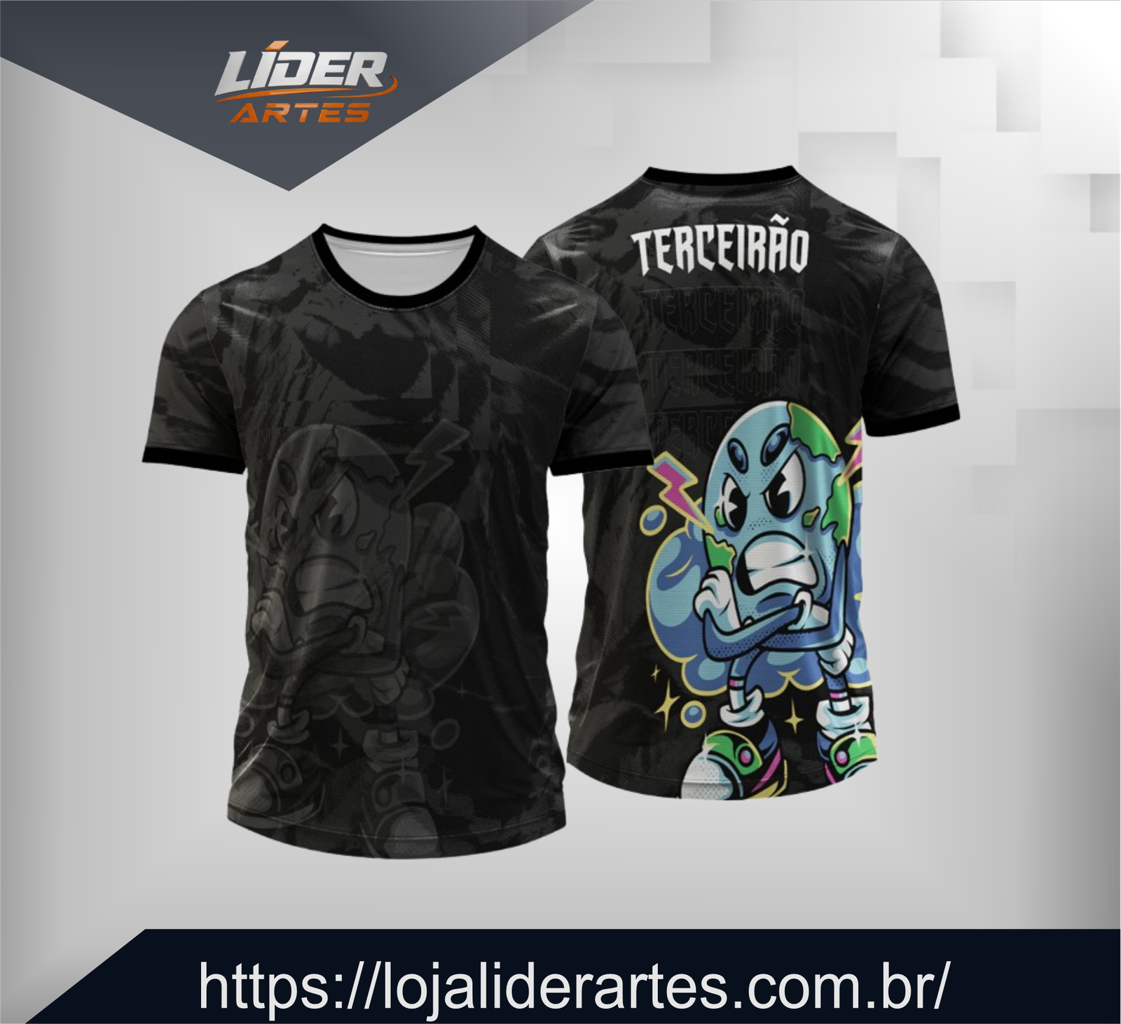 Arte Digital Camisa Interclasse Earth Power